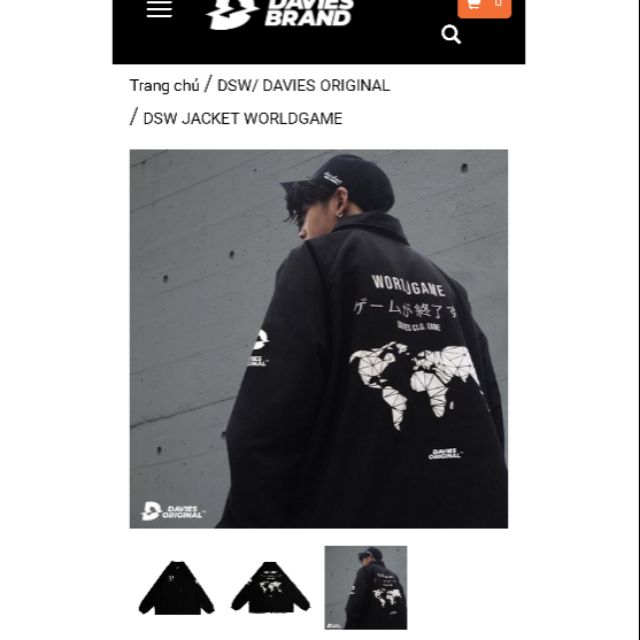 Áo khoác jacket Davies