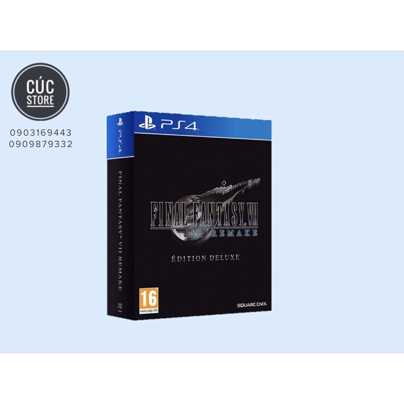 Đĩa chơi game PS4/PS5: Final Fantasy VII Remake