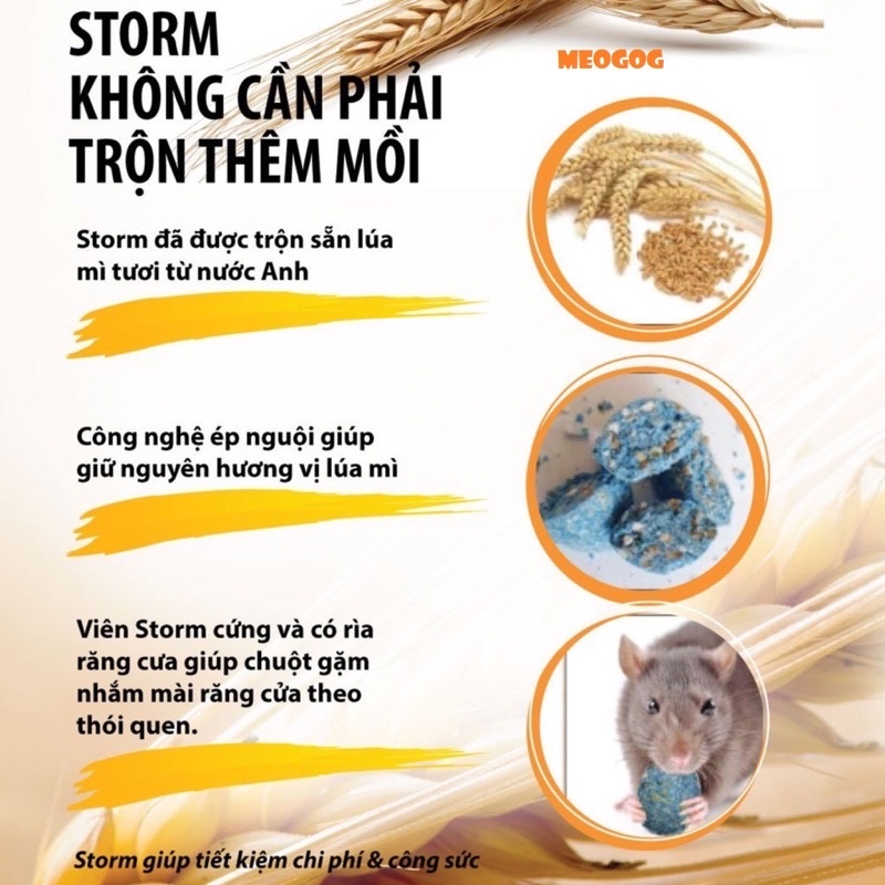 Thuốc Diệt Chuột Storm (Túi 1kg)