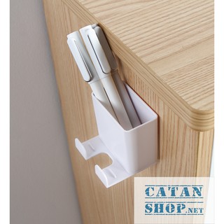 Kệ dán tường để remote, đồ dùng/ giá đỡ sạc điện thoại - có móc treo giữ dây điện tiết kiệm không gian gd153-krktsac