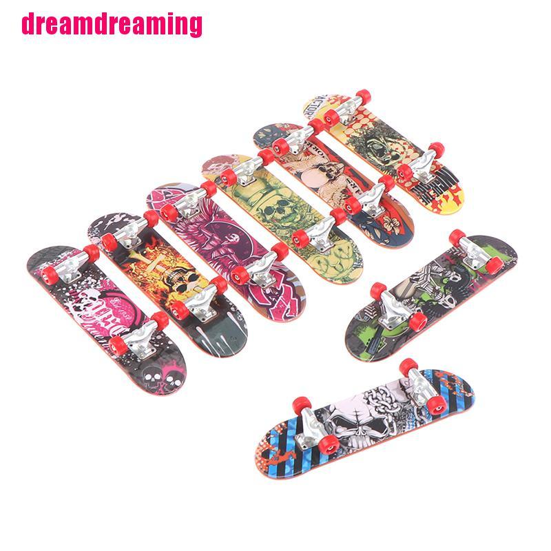 Ván Trượt Ngón Tay Mini Bằng Nhựa In Họa Tiết Nhiều Kiểu Dáng