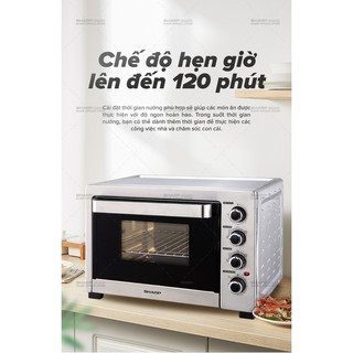 Lò Nướng Điện Sharp EO-A324RCSV-ST 32L [Công Suất 1500W,] BH 12 Tháng