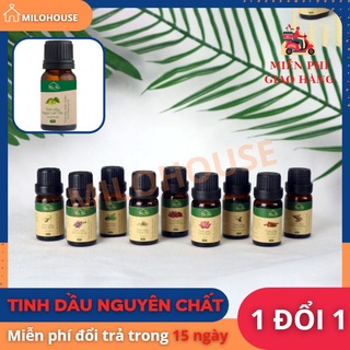 Tinh dầu nguyên chất, Tinh dầu sả nguyên chất tự nhiên MILOHOUE lọ 10ml