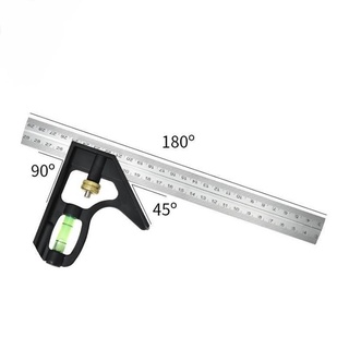 Thước Ke Góc Vuông Di Chuyển Đa Năng Harden 580720 - Nghề Mộc