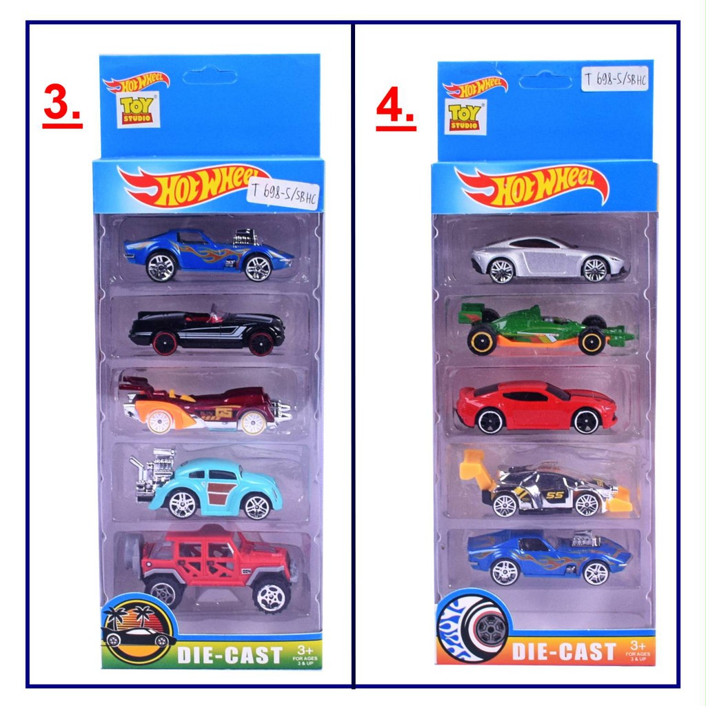 Hotwheel Set 5 Mô Hình Xe Đồ Chơi Cho Bé