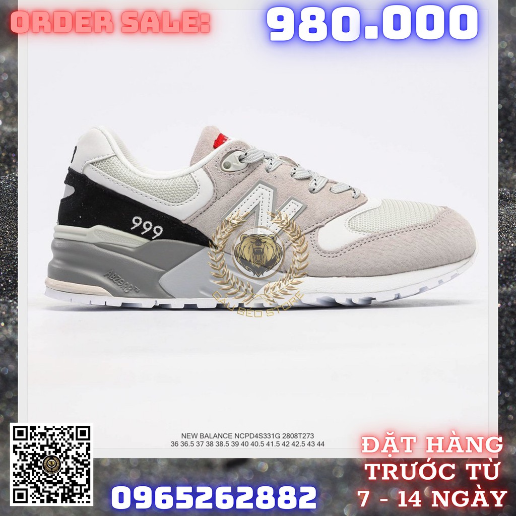 GIÀY SNEAKER MÃ SẢN PHẨM_New Balance 999 NHIỀU MÀU PHONG CÁCH FULLBOX + FREESHIP