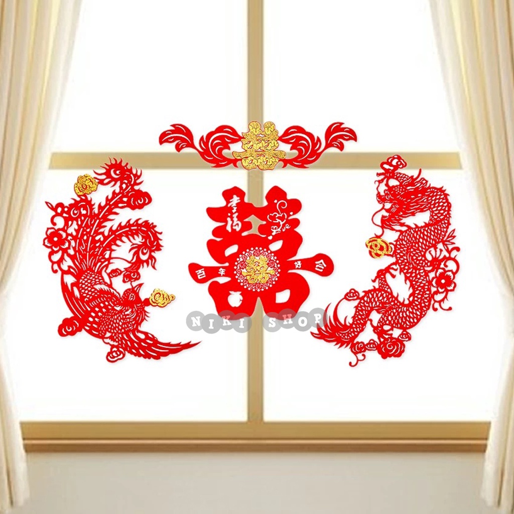 *LONG PHỤNG TRANG TRÍ CƯỚI BIG SIZE -- TĂNG KEO Dán Siêu Dính