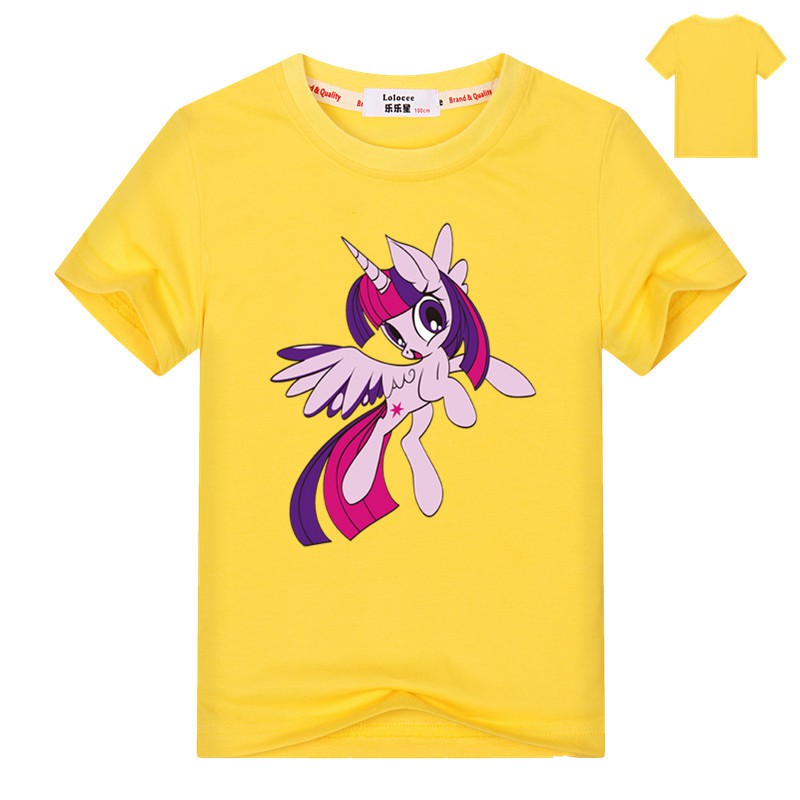 Áo thun cotton mùa hè cho bé gái My Little Pony Cute T shirt