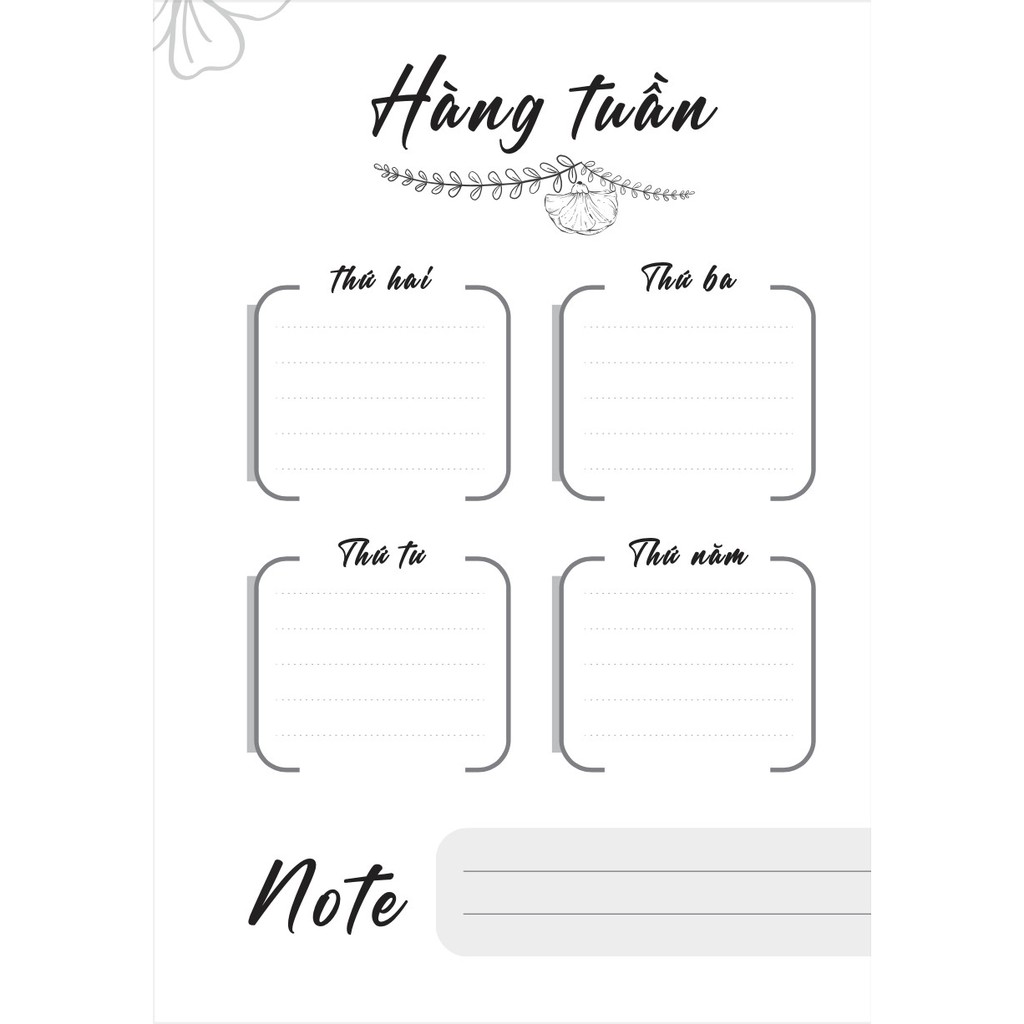 [Mã LIFEMALL995 giảm 10% đơn 99K] Sổ tay ghi chép Kế hoạch học tập_Study Planner Đập tan lười biếng Mini Cute