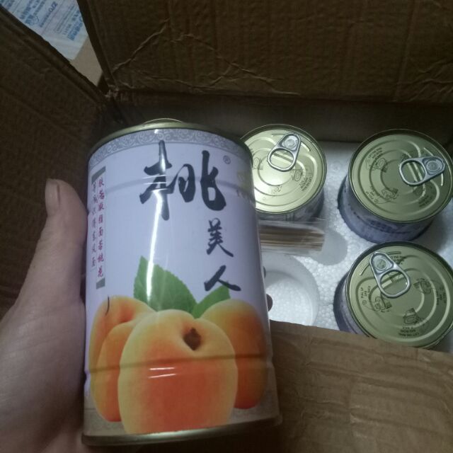 Đào vàng đóng hộp