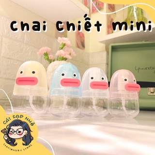Chai lọ chiết mini dạng xịt mỏ dày chiết mỹ phẩm chiết nước rửa tay