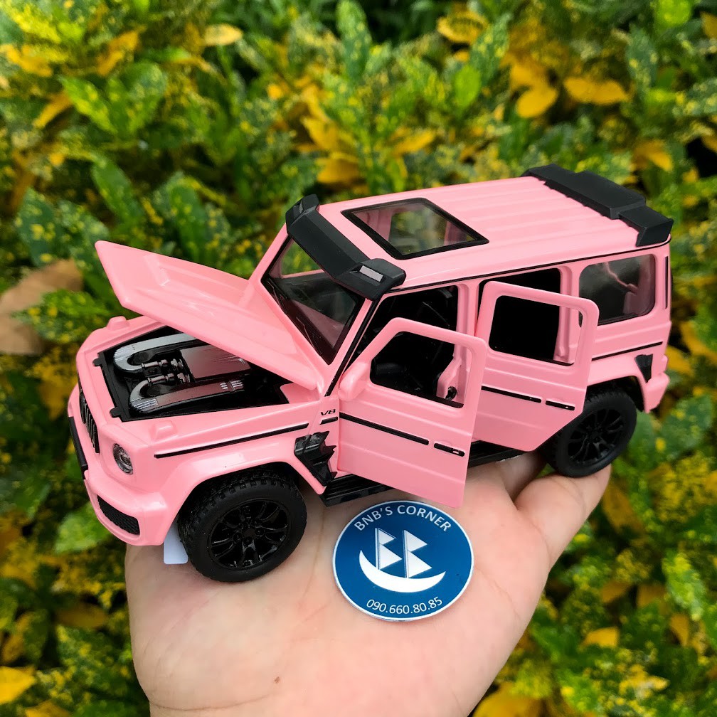 [BNB's Corner] Xe mô hình 1:32 Mercedes-Benz Brabus G700 màu hồng