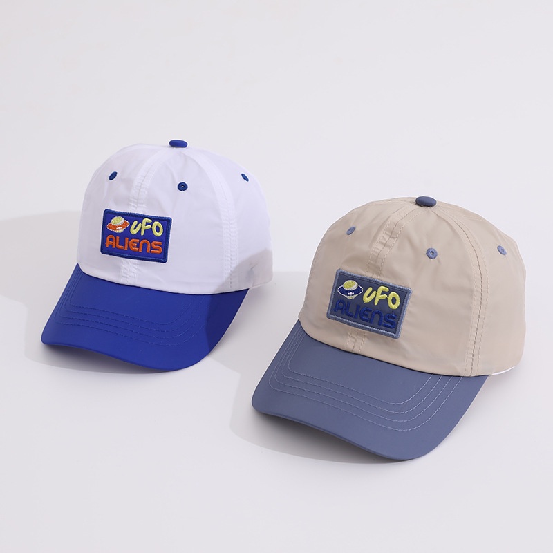 Mũ Lưỡi Trai Mỏng Nhẹ Thoáng Khí Phối Màu Sắc Độc Đáo Thời Trang Mùa Hè Xinh Xắn Cho Bé