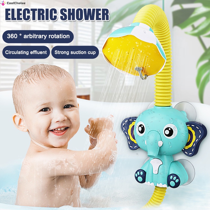 Đầu Vòi Hoa Sen Hình Voi Bơm Nước Dành Cho Em Bé