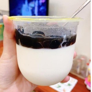 Cốc (Ly) Đáy Bầu 360ml tàu hũ chân châu( set 50cốc)