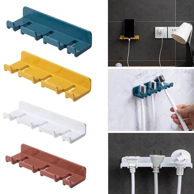 1 Giá Đỡ Dao Cạo Râu Gắn Tường Không Cần Đục Lỗ