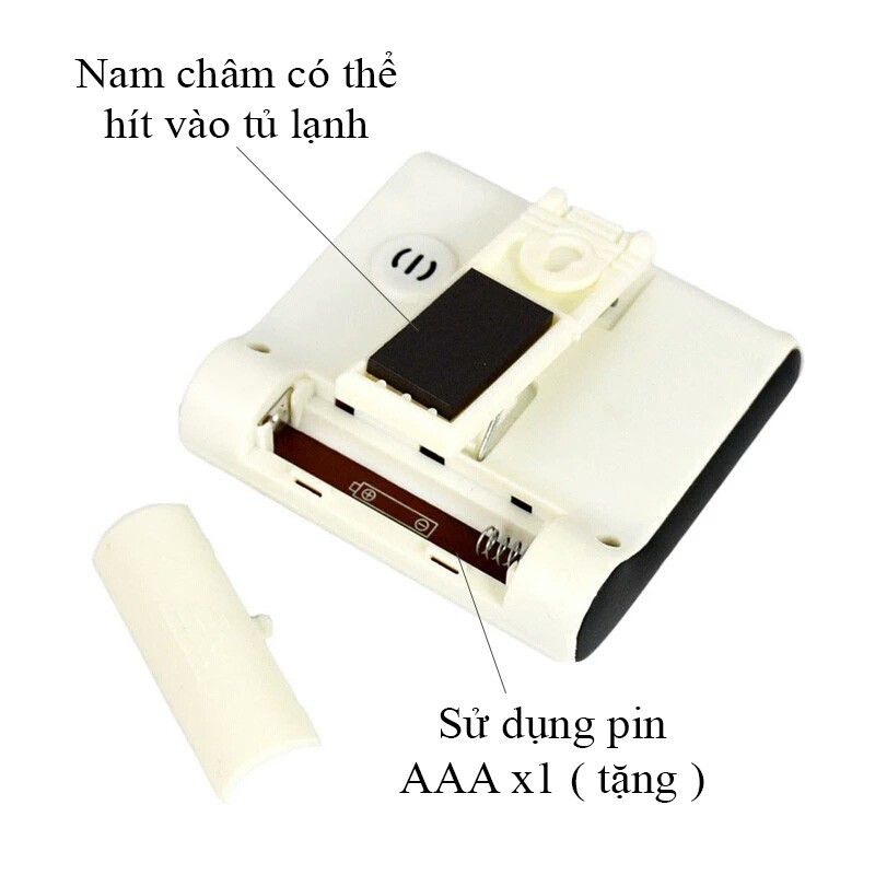 Đồng Hồ Bấm Giờ Tối Đa 24h Tiện Dụng Âm Báo To ( Tặng Pin + Sticker ) TBE Shop