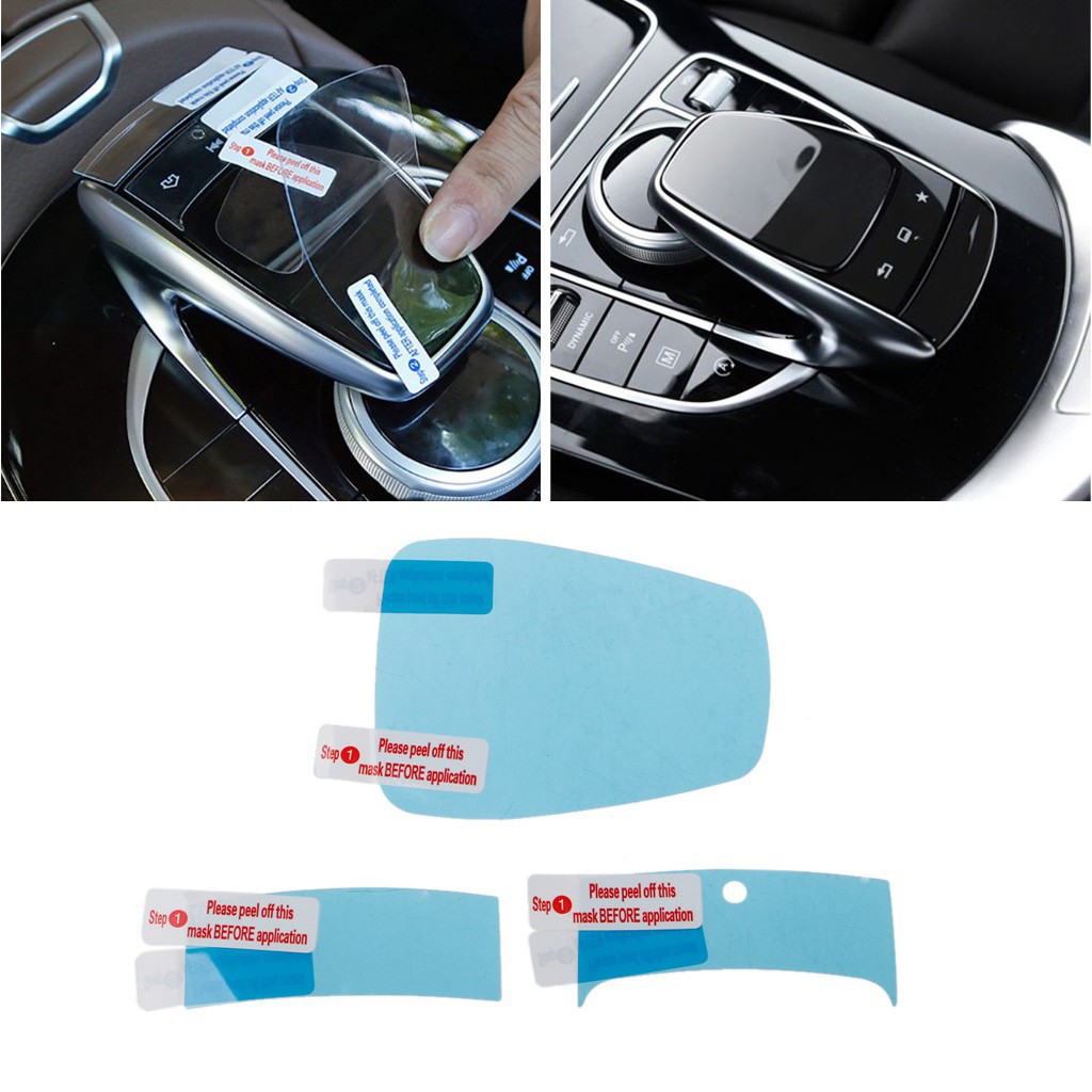 Set 3 phim dán bảo vệ cho chuột cảm ứng xe hơi Mercedes Benz C E S V glc gle