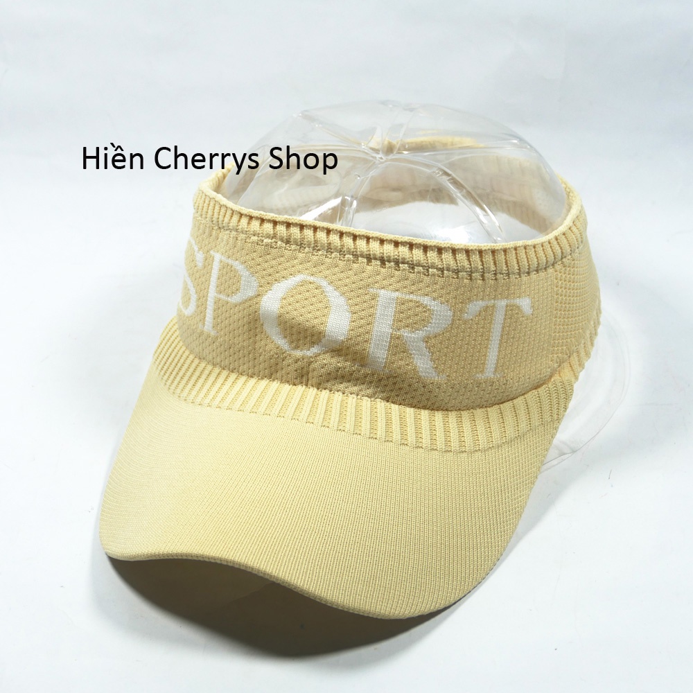 Nón kết in sport thể thao loại nửa đầu chất liệu len - chất liệu vải len cao cấp co giãn tạo nên sự thoải mái khi đội