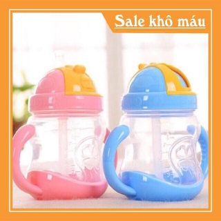 Freeship - siêu giảm giá - bình uống nước chống sặc aiko 280ml -hcm