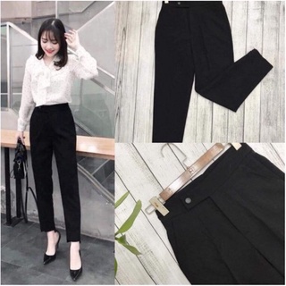 Quần Baggy Công Sở Gấu Lệch - Tôn Dáng