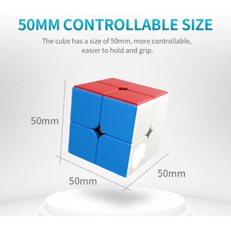 Rubik 2x2 Stickerless MoYu MeiLong MFJS Rubic 2 Tầng 2x2x2 Đồ Chơi Thông Minh