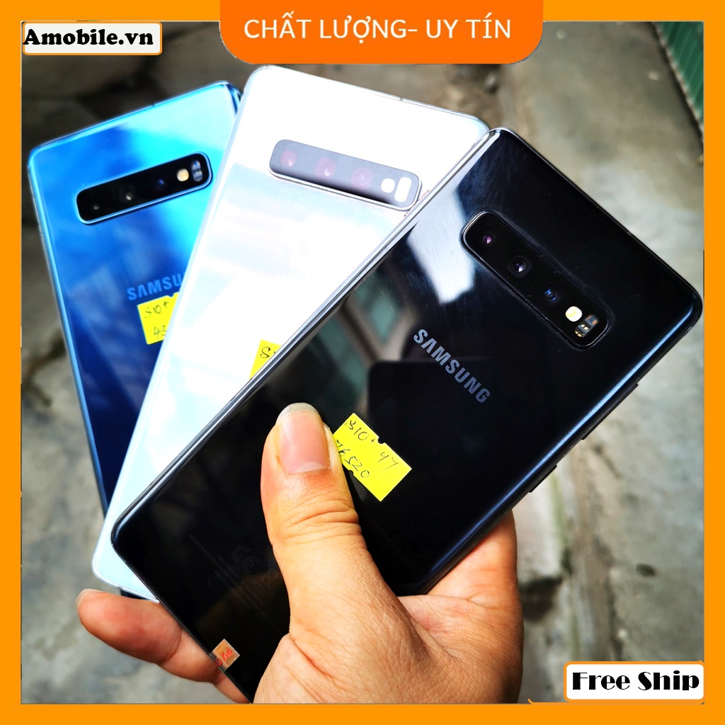 Điện Thoại Samsung S10 Plus 2 Sim/ Galaxy S10+ Chip Qualcomm Snapdragon S855, Ram8Gb/Room128Gb CỰC MẠNH tại Amobile.vn