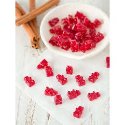 Khuôn silicon làm thạch/làm kẹo chip chip hình gấu kèm bút nhỏ