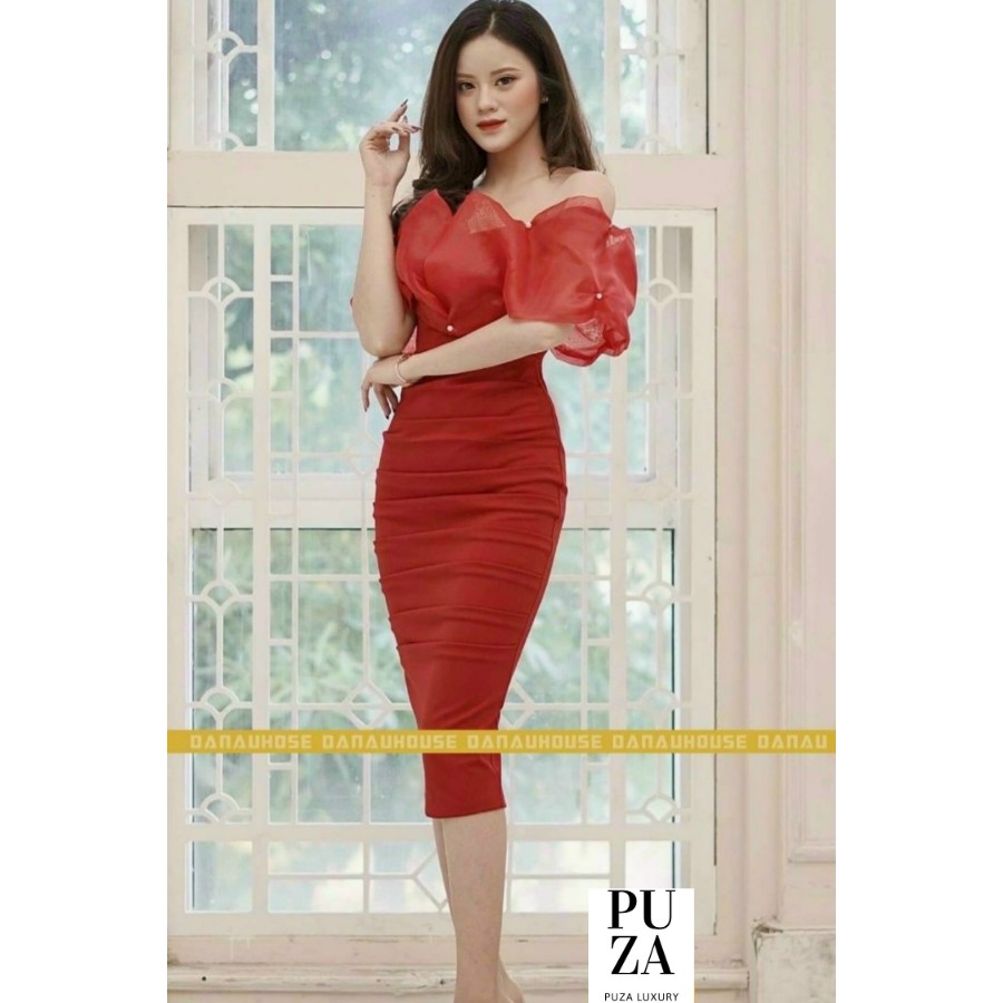 Váy Thiết Kế Form ôm Body Dự Tiệc , váy dự tiệc sang chảnh với 3 màu xinh xắn - Puza | BigBuy360 - bigbuy360.vn