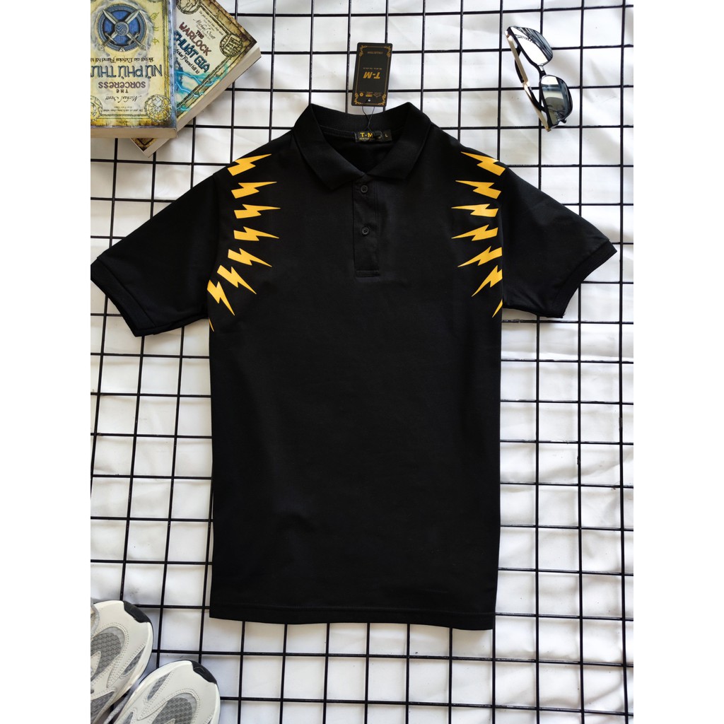 [DEAL KHỦNG] Áo Polo Cao Cấp ⚡ĐỦ SIZE 42 KG-80 KG ⚡ Áo Polo Ne.il Ba..rret tia sét viền ná