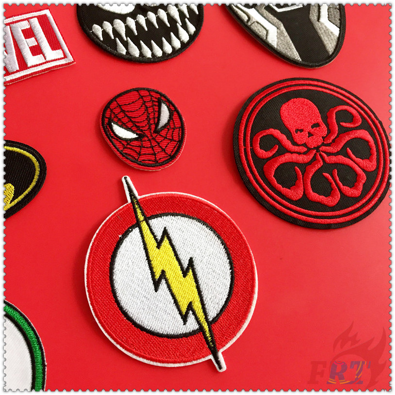 Miếng dán ủi quần áo hình biểu tượng siêu anh hùng marvel