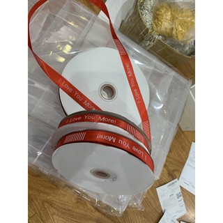 Ruy băng lụa chữ 1,5cm 1m