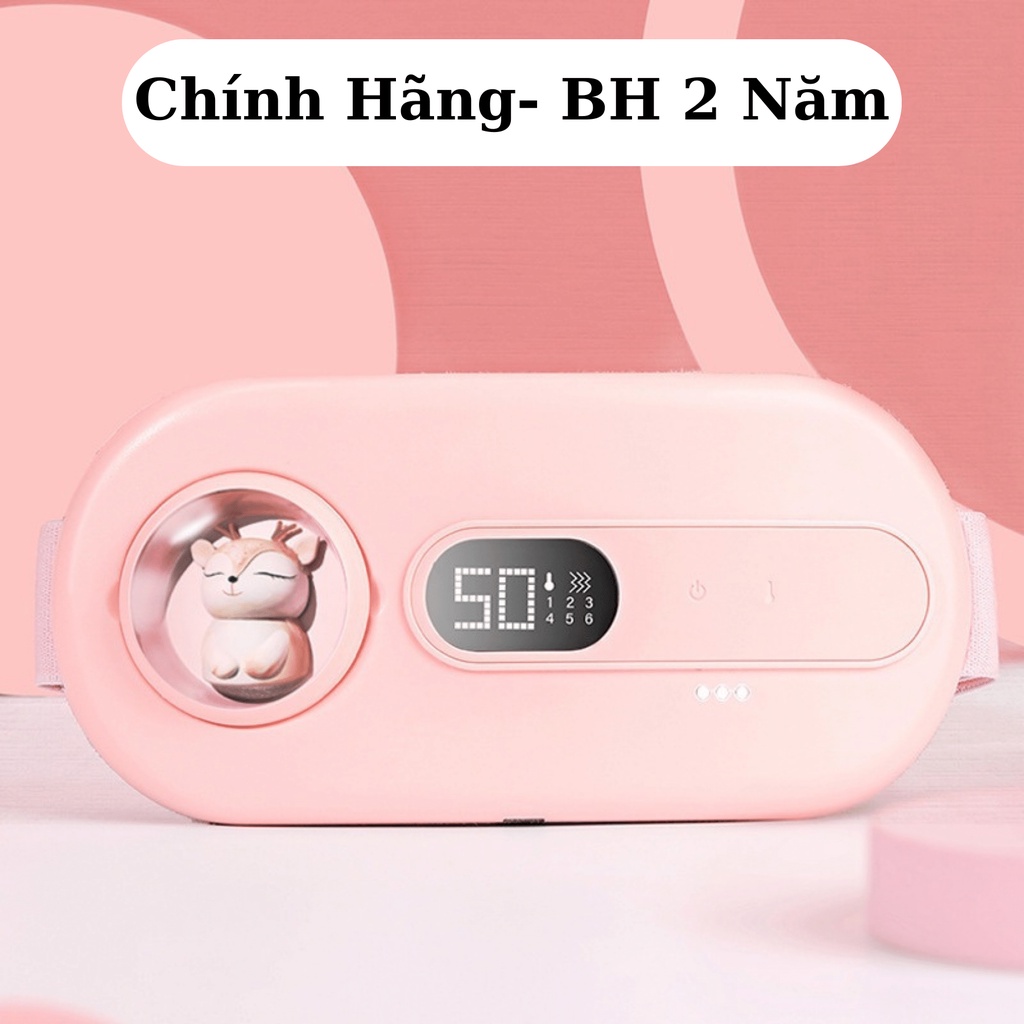 Máy Massage Bụng Cao Cấp. Massage Bằng Chế Độ Rung Và Chườm Nóng. Giúp Đánh Tan Mỡ Bụng, Giảm Đau Bụng Kinh. BH 24 Tháng