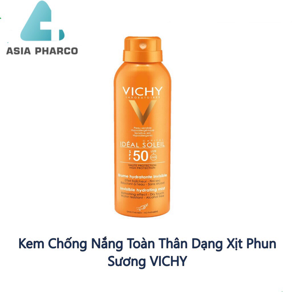 Vichy Kem Chống Nắng Toàn Thân Dạng Xịt Phun Sương