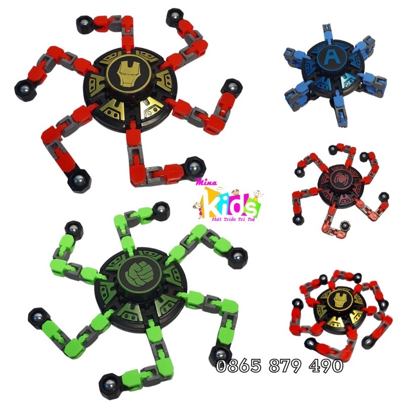 sỉ vỉ 12 chiếc spiner nhện loại to