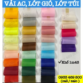 Vải AC gió lót túi giá rẻ khổ 1m45