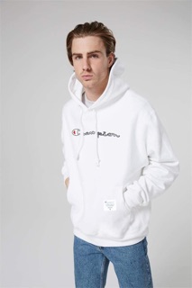 ÁO HOODIE CHAMPION - WHITE