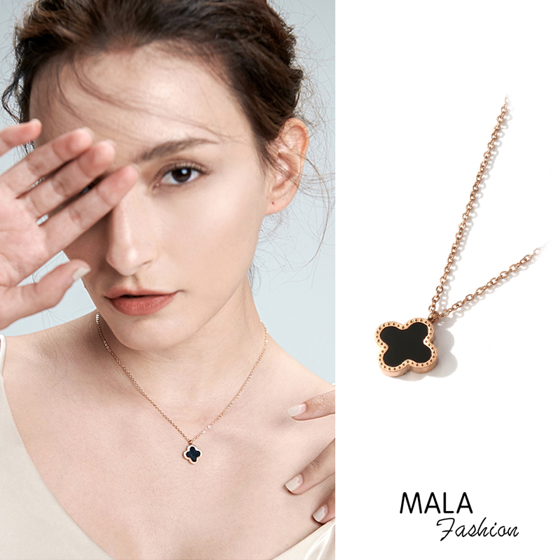 Vòng Cổ Mạ Vàng Hồng Mặt Hình Vỏ Sò Xinh Xắn