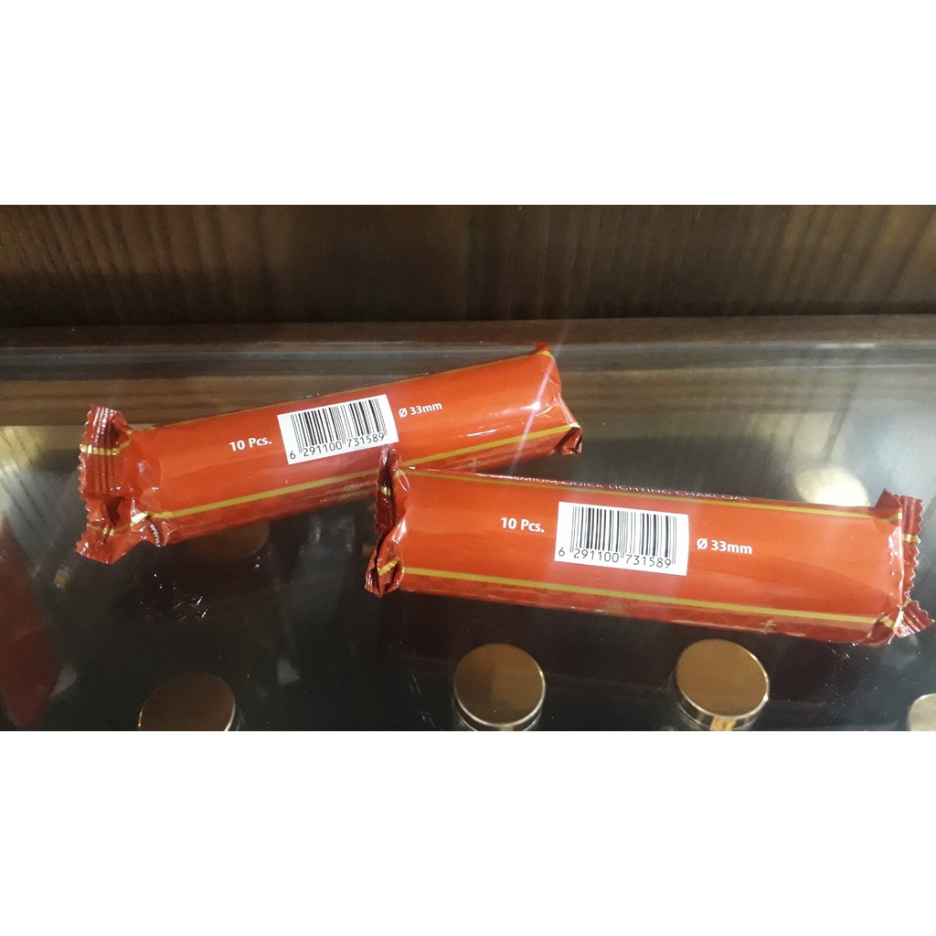 Than hoạt tính dạng viên đốt Xông Trầm Hương, Thảo Mộc, Gói 10 Viên, Ít Khói, Không Mùi, Mồi Nhanh, Cháy Lâu, Giá Tốt