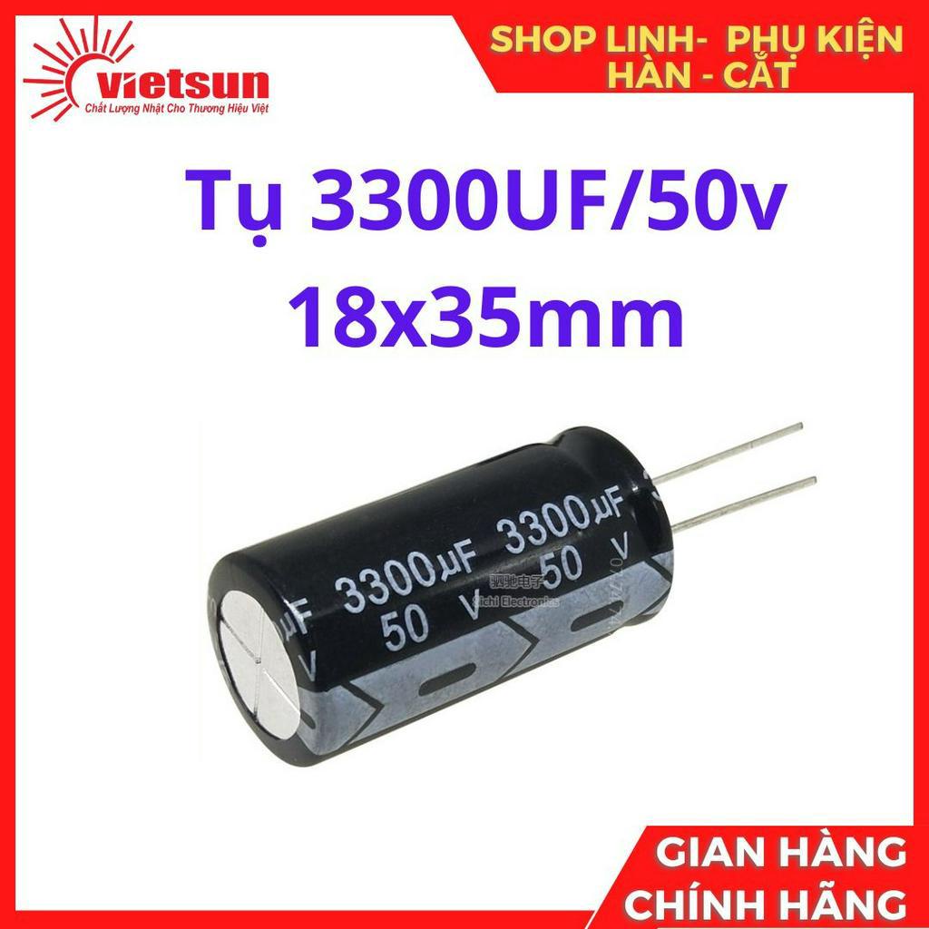3 Tụ hóa 3300uf 50v ( 18x35mm )