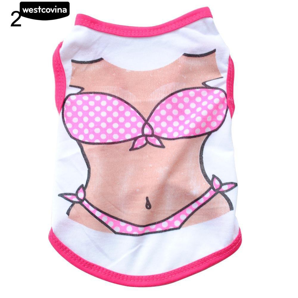 Áo thun in hình ngộ nghĩnh vui nhộn cho chó cưng