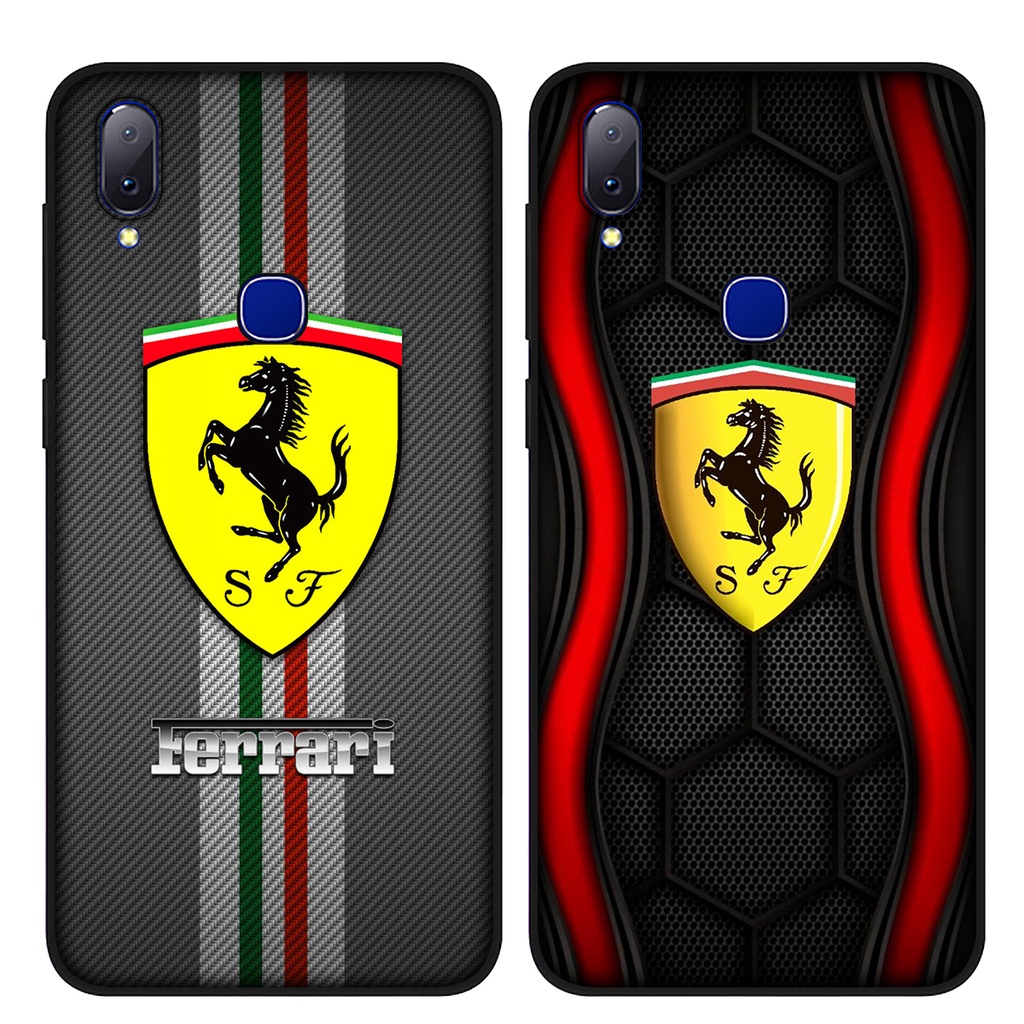 Ốp Điện Thoại Mềm In Logo Xe Hơi Ferrari Cho Oppo F19 Pro Plus 5g F17 F15 F11 F9 Pro F7 F5 A9 2019 A73 2017