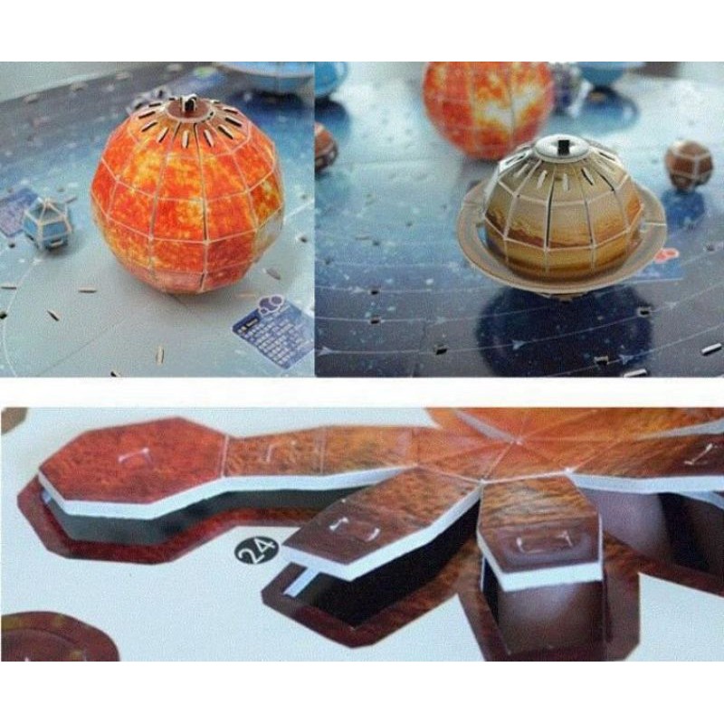 Mô hình lắp ghép 3D hệ mặt trời đồ chơi cho các bé yêu khoa học nghiên cứu về các hành tinh