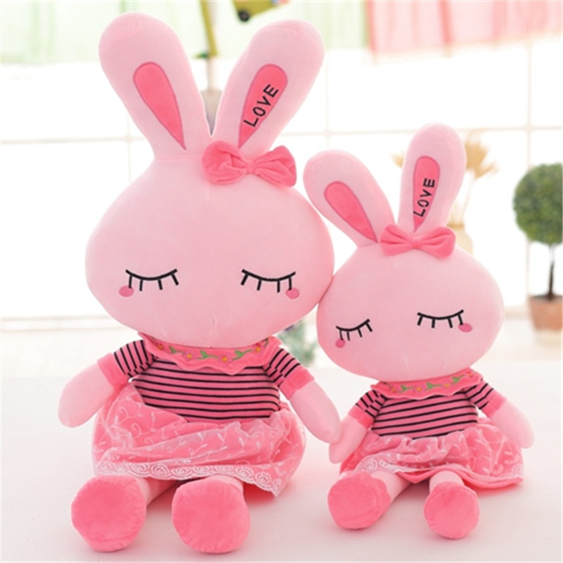 Thỏ Nhồi Bông Cho Bé  Mắt Híp Cao Cấp