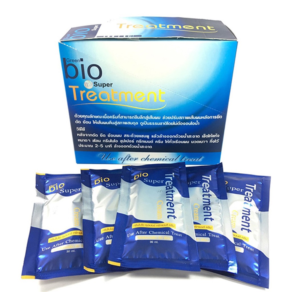 Combo 5 Gói Ủ Xả Tóc Bio Super Treatment 30 Thái Lan Giúp Phục Hồi Tóc Hư Tổn, Khô Xơ, Gãy Rụng Và Dưỡng Tóc Siêu Mượt | BigBuy360 - bigbuy360.vn