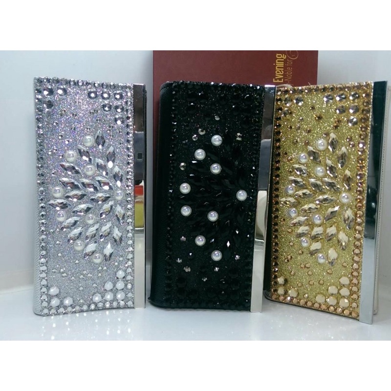 Túi Đeo Vai Dây Xích Mảnh Kết 1 Mặt Đá