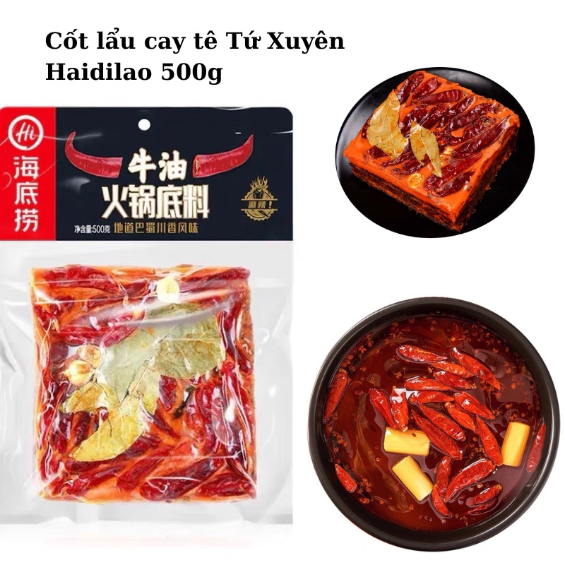 Gia vị lẩu Haidilao cô đặc đủ vị