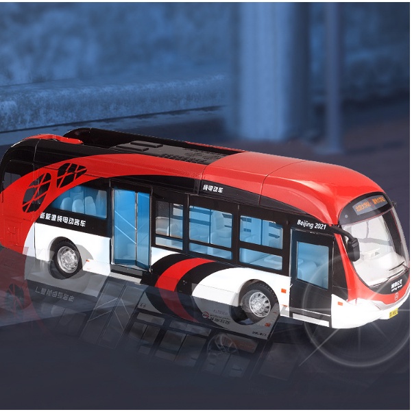 Xe ô tô bus đồ chơi bằng thép an toàn