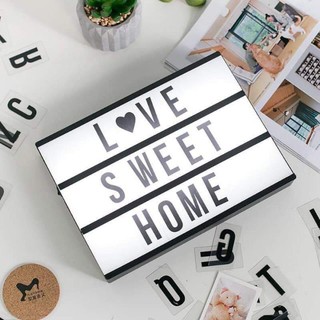 Hộp chữ cái gắn đèn - Led Message Light Box