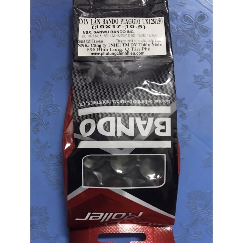 Bộ bi nồi xe Vespa Lx 125/150 thương hiệu Bando